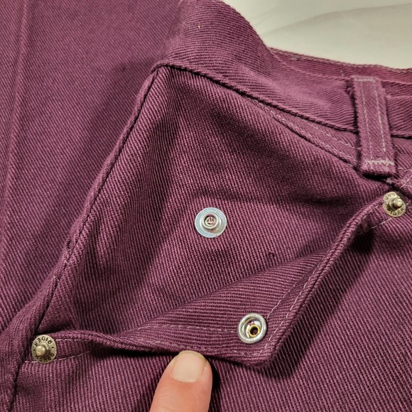 RoughRider Jeans Vintage Western Wear Womens 5 6 Purple RRJ - Picture 6 of 13
